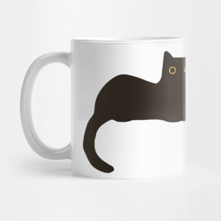 black cat Mug